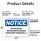 Signmission No Soliciting No Religious Fanatics Girl OSHA Notice Sign, Plastic, 24in W x 18in L, 2PK OS-2PACK-NS-P-1824-L-14829 - alternate 2